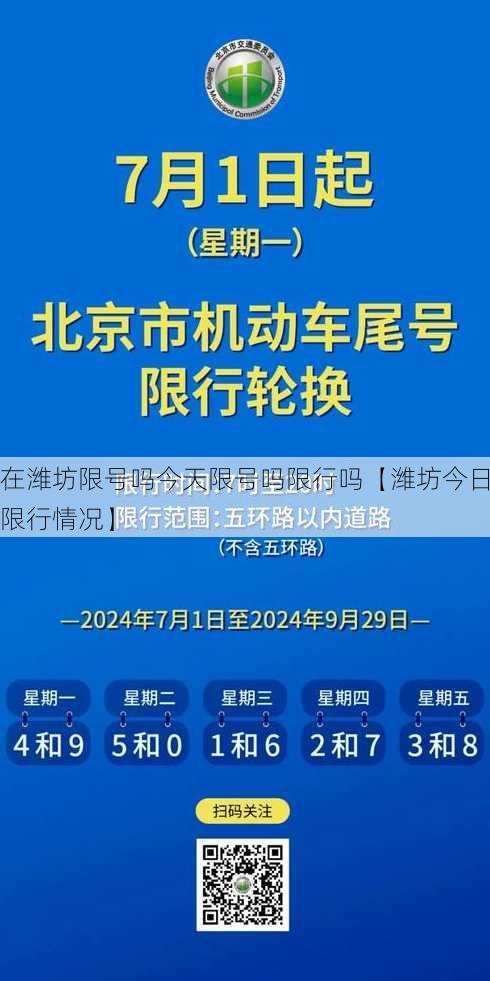 在潍坊限号吗今天限号吗限行吗【潍坊今日限行情况】