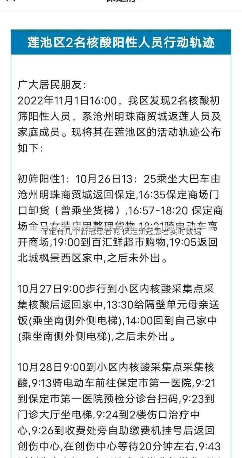 保定有几个新冠患者呢 保定新冠患者实时数据