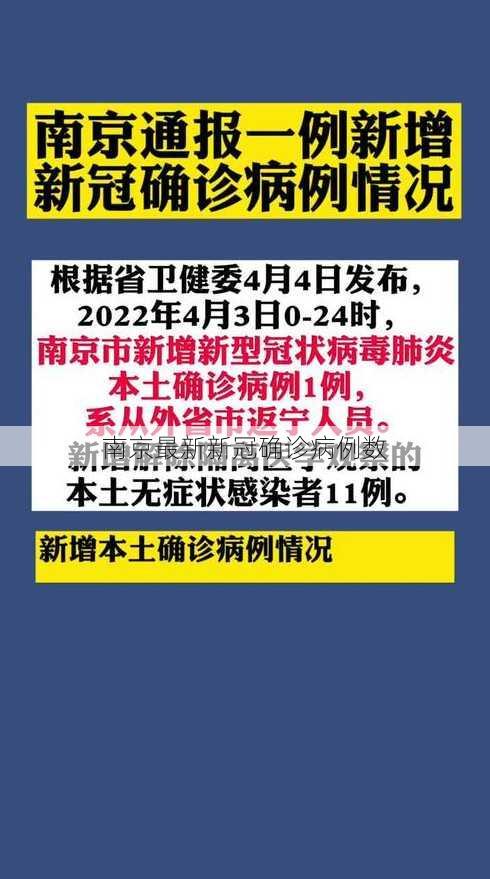 南京最新新冠确诊病例数