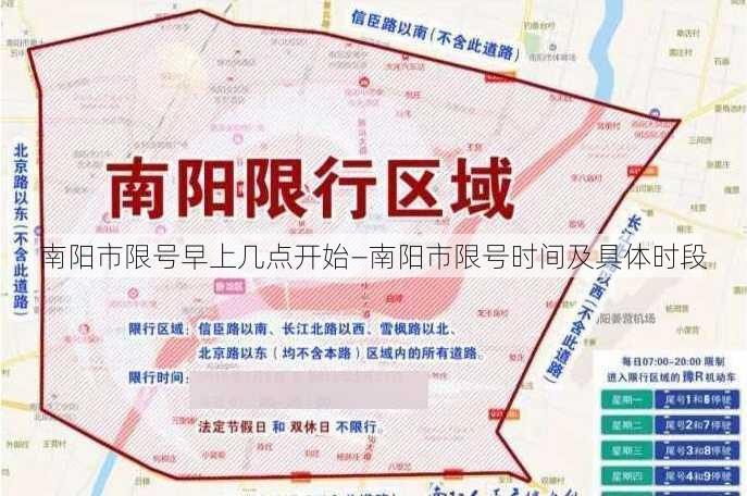 南阳市限号早上几点开始—南阳市限号时间及具体时段