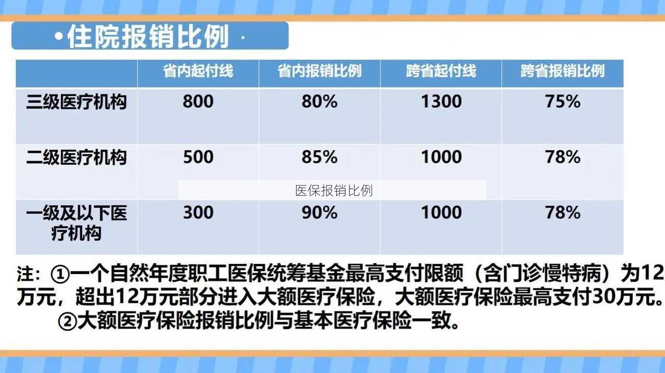 医保报销比例