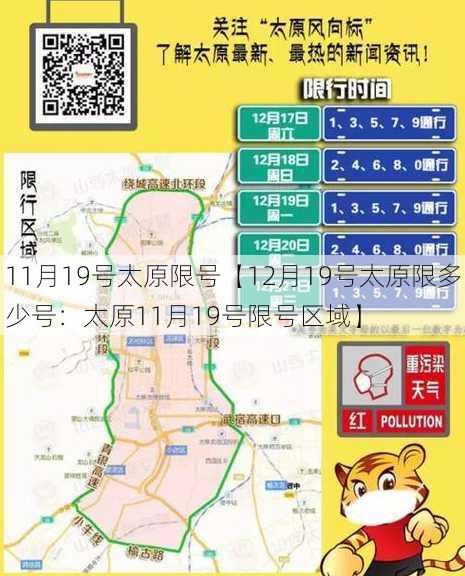 11月19号太原限号【12月19号太原限多少号：太原11月19号限号区域】