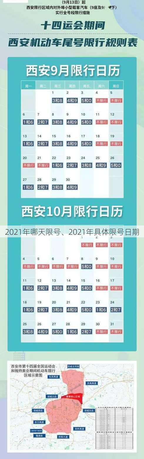 2021年哪天限号、2021年具体限号日期