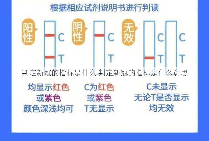 判定新冠的指标是什么 判定新冠的指标是什么意思