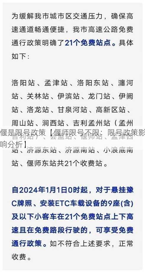 偃是限号政策【偃师限号不限：限号政策影响分析】