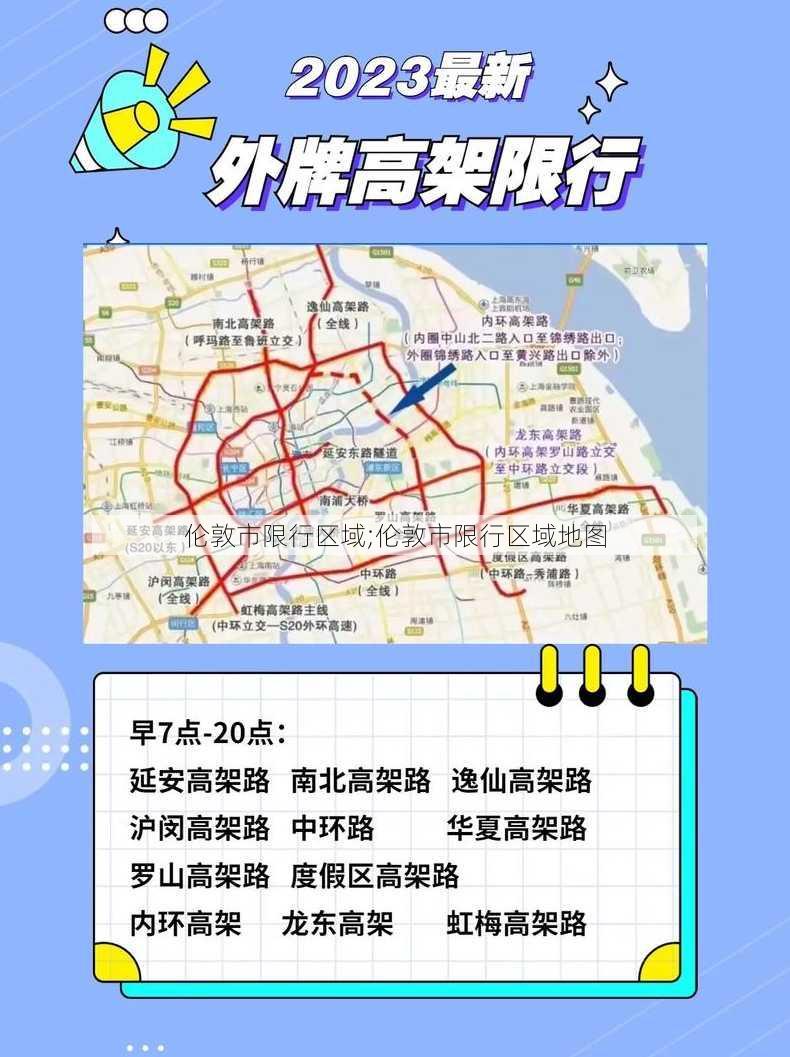 伦敦市限行区域;伦敦市限行区域地图