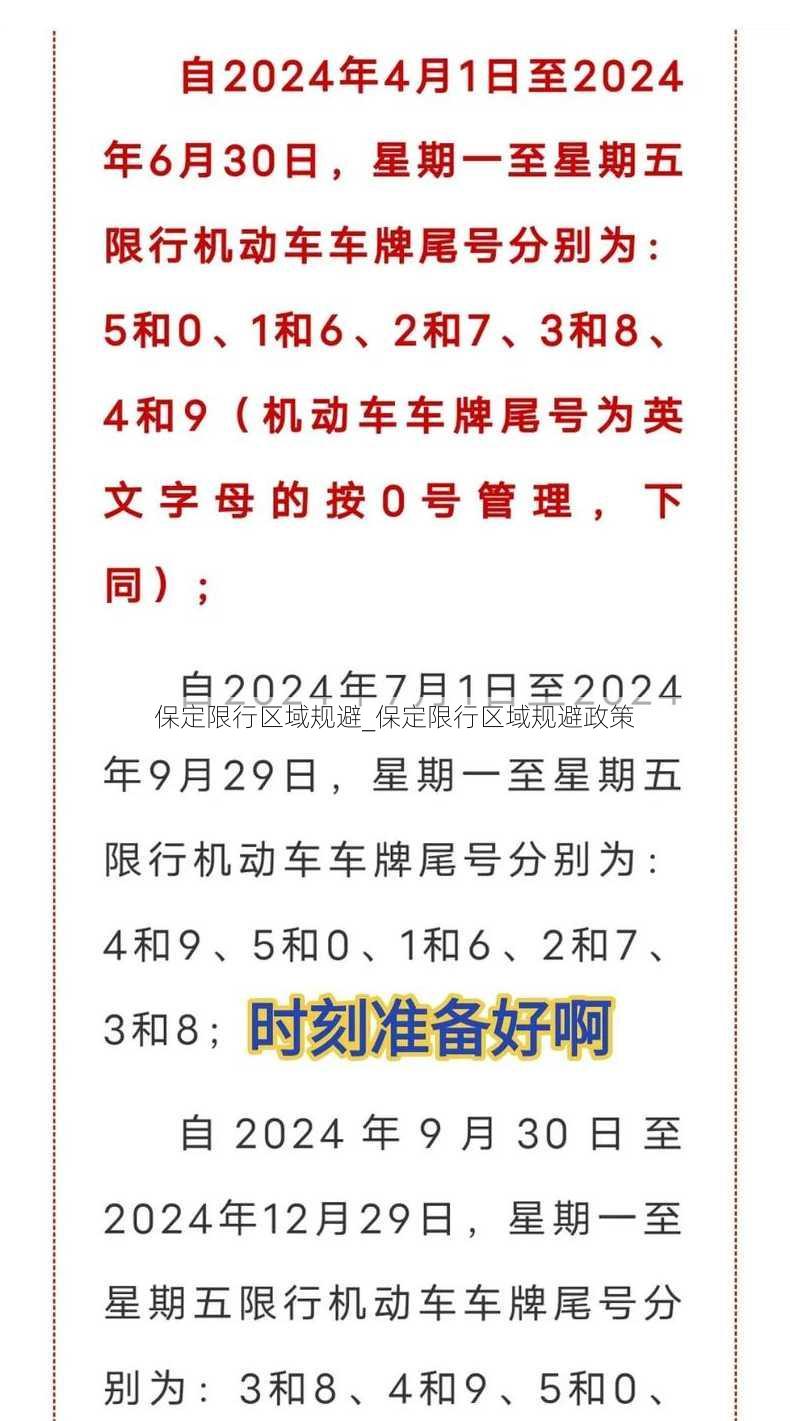 保定限行区域规避_保定限行区域规避政策