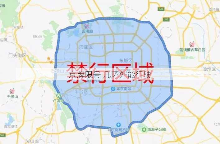 京牌限号 几环外能行驶