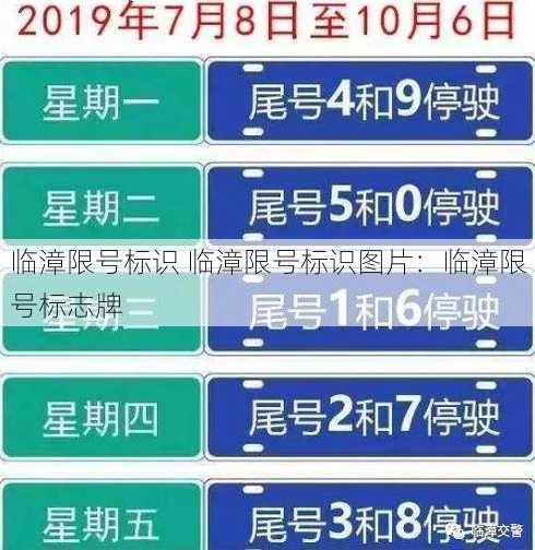 临漳限号标识 临漳限号标识图片：临漳限号标志牌