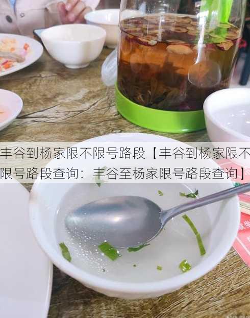 丰谷到杨家限不限号路段【丰谷到杨家限不限号路段查询：丰谷至杨家限号路段查询】