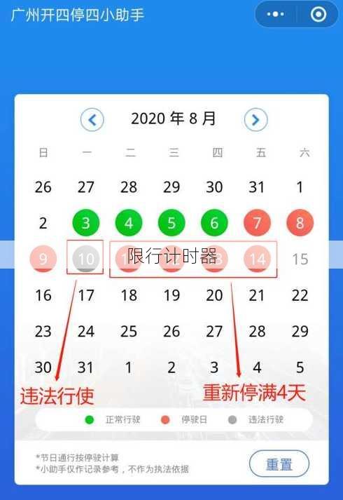 限行计时器