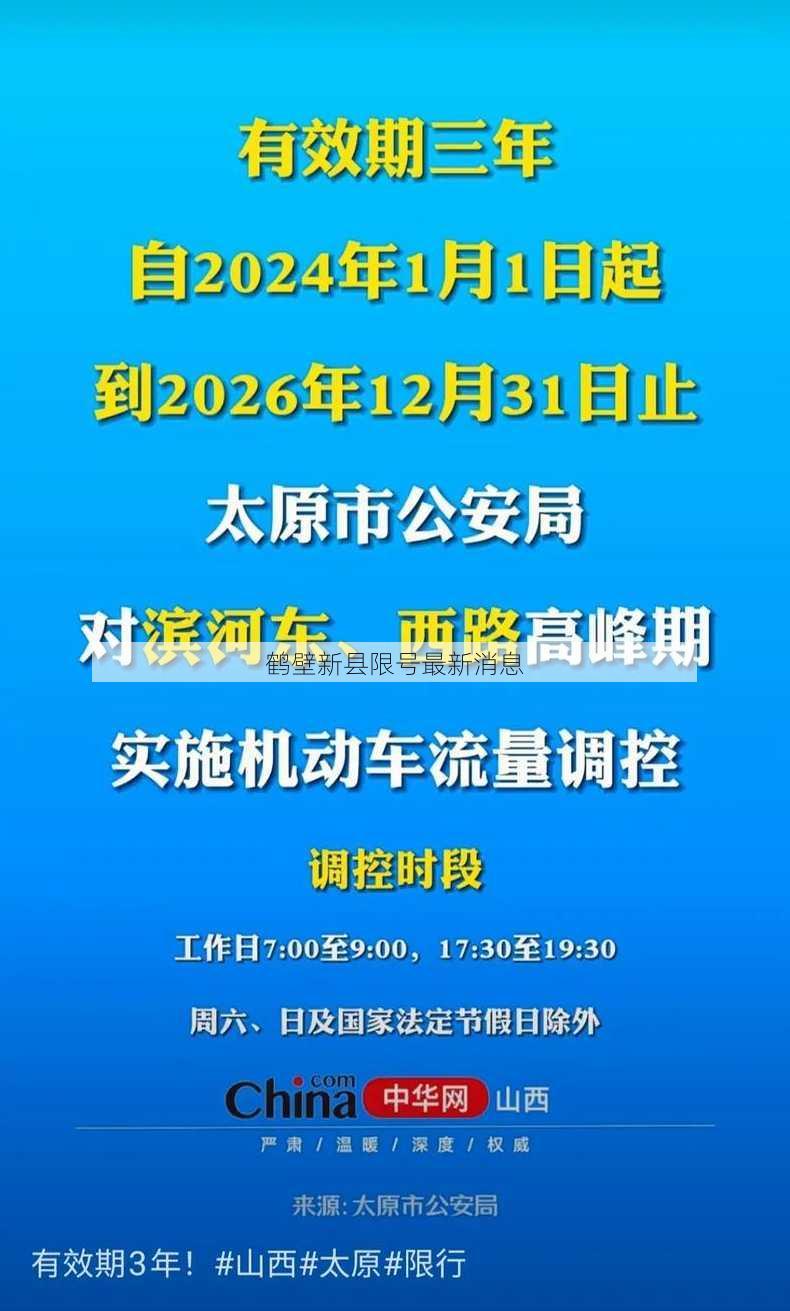 鹤壁新县限号最新消息