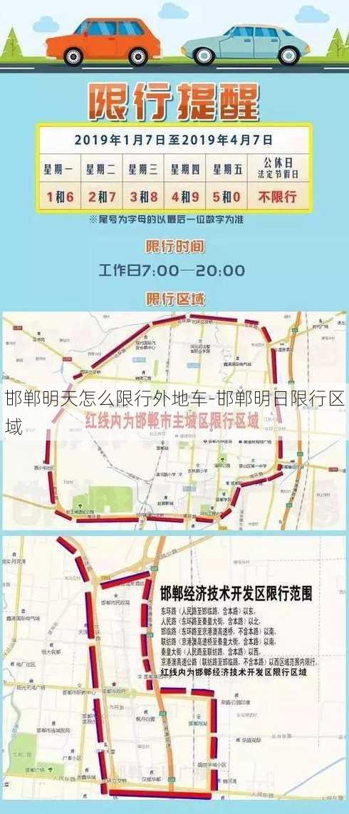 邯郸明天怎么限行外地车-邯郸明日限行区域