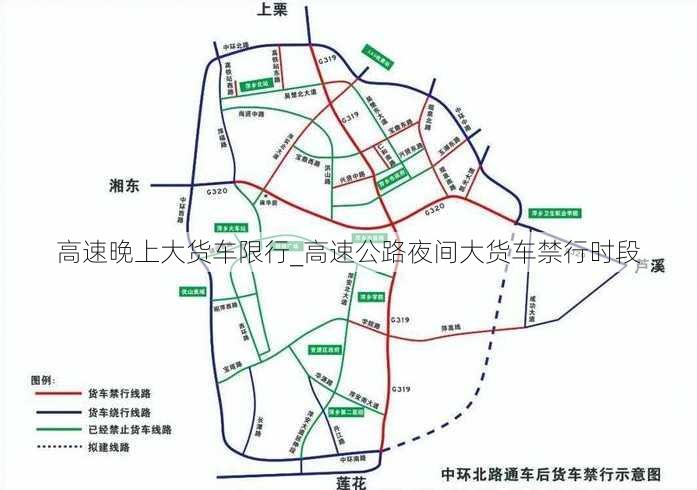 高速晚上大货车限行_高速公路夜间大货车禁行时段