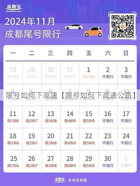 限号如何下高速【限号如何下高速公路】