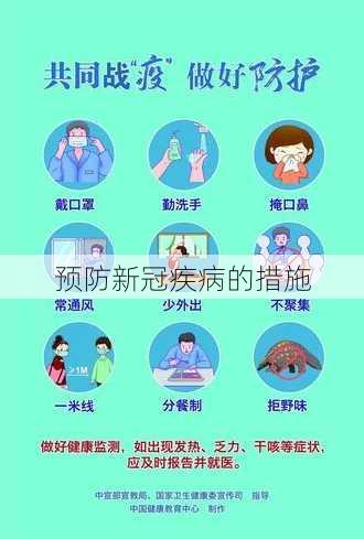 预防新冠疾病的措施