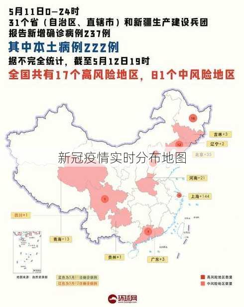 新冠疫情实时分布地图