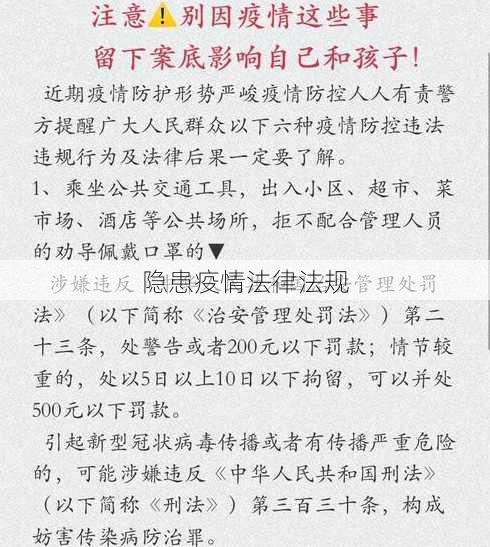 隐患疫情法律法规