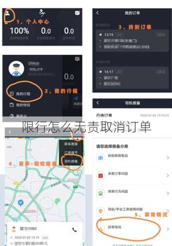 限行怎么无责取消订单