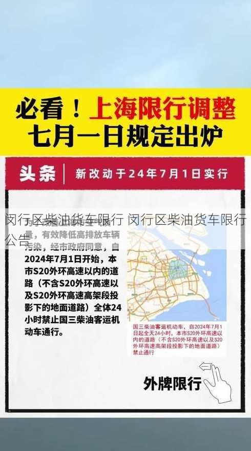 闵行区柴油货车限行 闵行区柴油货车限行公告