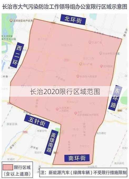 长治2020限行区域范围