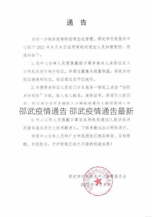 邵武疫情通告 邵武疫情通告最新