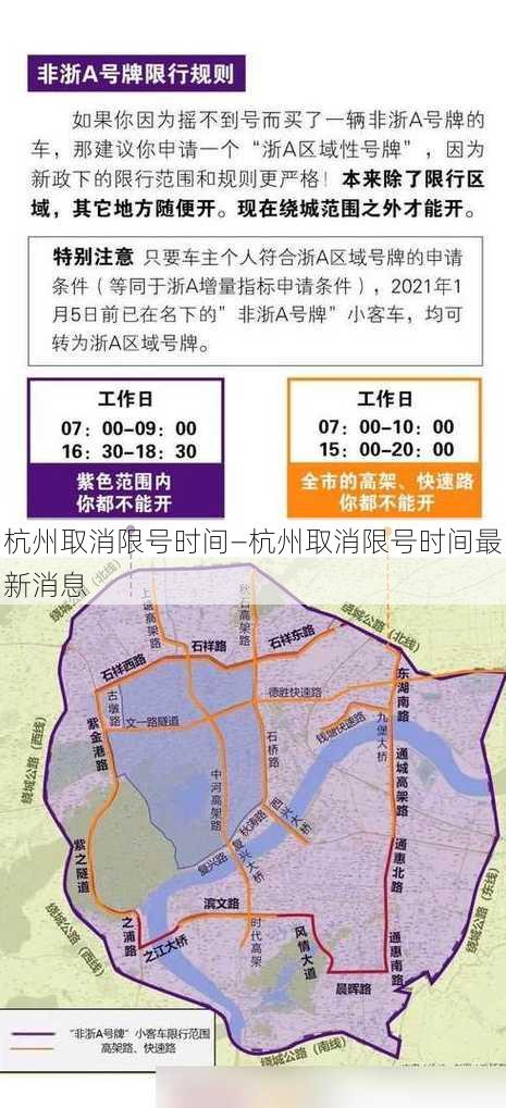 杭州取消限号时间—杭州取消限号时间最新消息