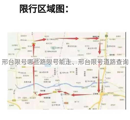 邢台限号哪些路限号能走、邢台限号道路查询