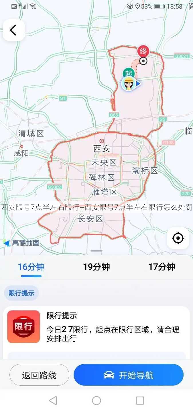 西安限号7点半左右限行—西安限号7点半左右限行怎么处罚