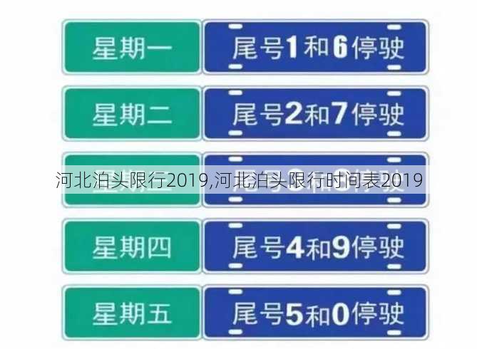 河北泊头限行2019,河北泊头限行时间表2019