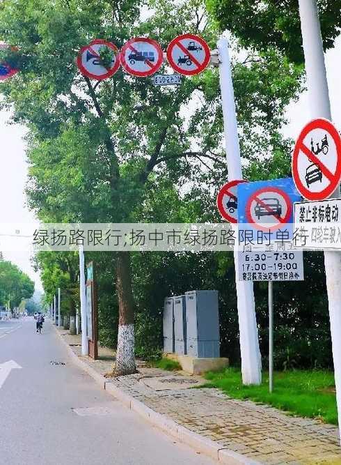 绿扬路限行;扬中市绿扬路限时单行