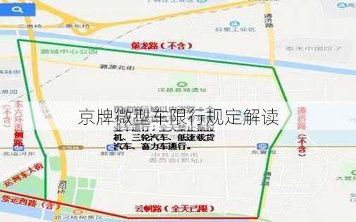 京牌微型车限行规定解读