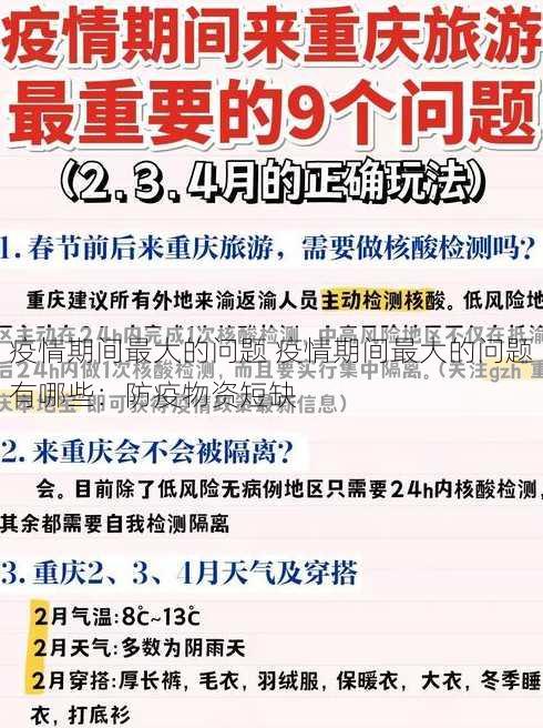 疫情期间最大的问题 疫情期间最大的问题有哪些：防疫物资短缺