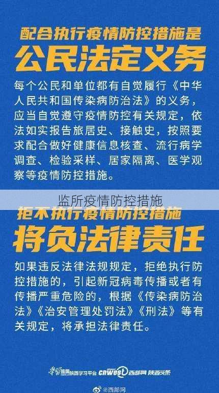 监所疫情防控措施