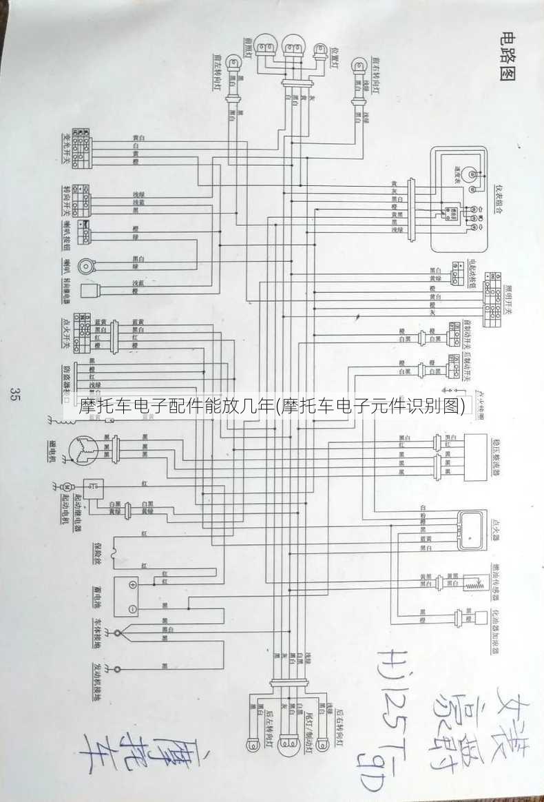 摩托车电子配件能放几年(摩托车电子元件识别图)