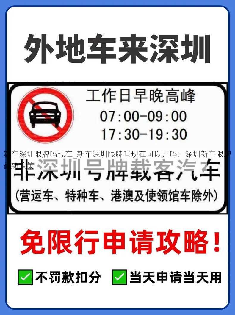 新车深圳限牌吗现在_新车深圳限牌吗现在可以开吗：深圳新车限牌最新政策