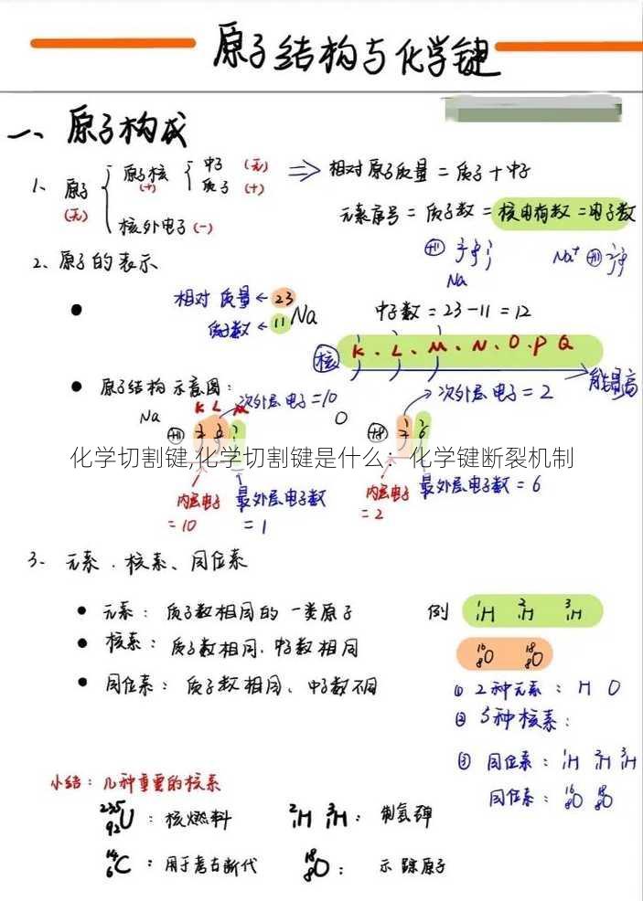 化学切割键,化学切割键是什么：化学键断裂机制