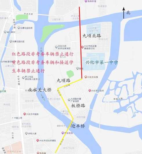 许昌市翠林南路禁行区域