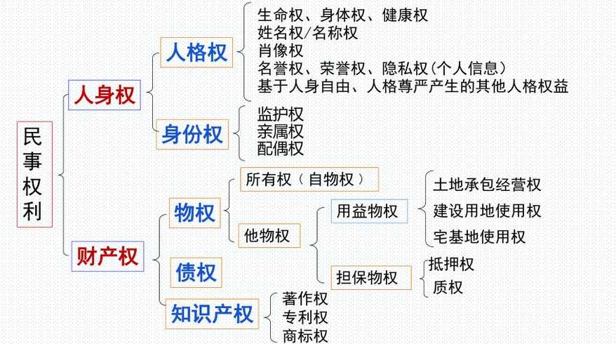 财产权涉及哪些法律