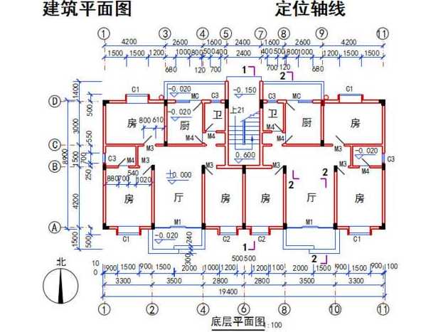 解读CAD建筑图纸方法